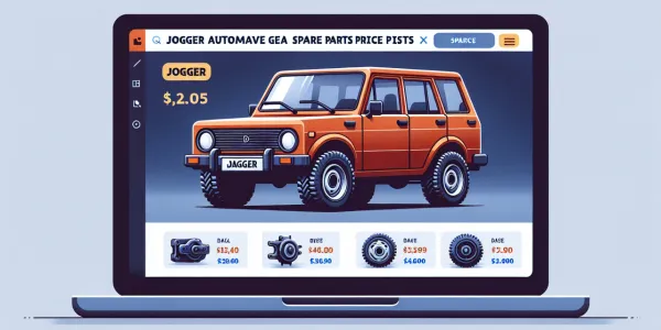 Jogger Cam Otomatiği Yedek Parça Fiyat Listesi
