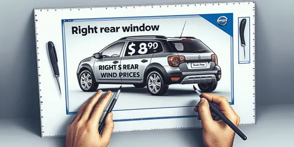 Sandero Stepway Sağ Arka Cam Sanayi Satış Fiyatları