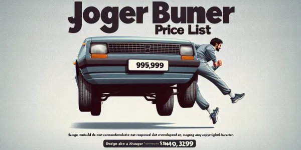 Jogger Tampon Fiyat Listesi