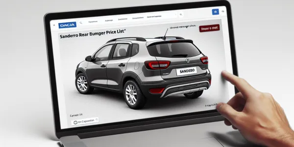 Sandero Arka Tampon Fiyat Listesi