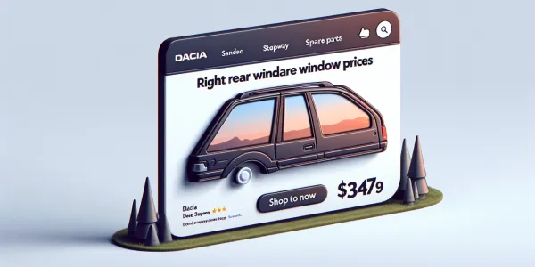 Sandero Stepway Sağ Arka Cam Yedek Parça Fiyat Listesi