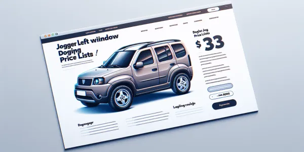 Jogger Sol Cam Fiyat Listeleri