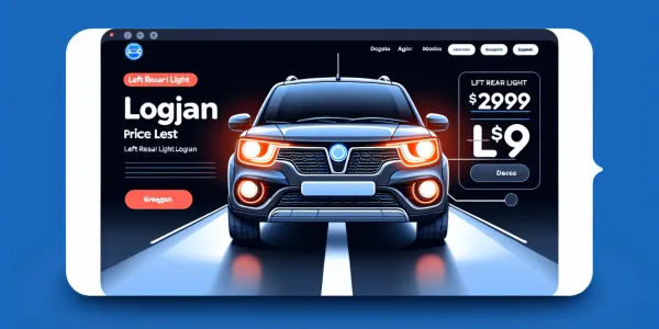Logan Sol Arka Far Fiyat Listesi
